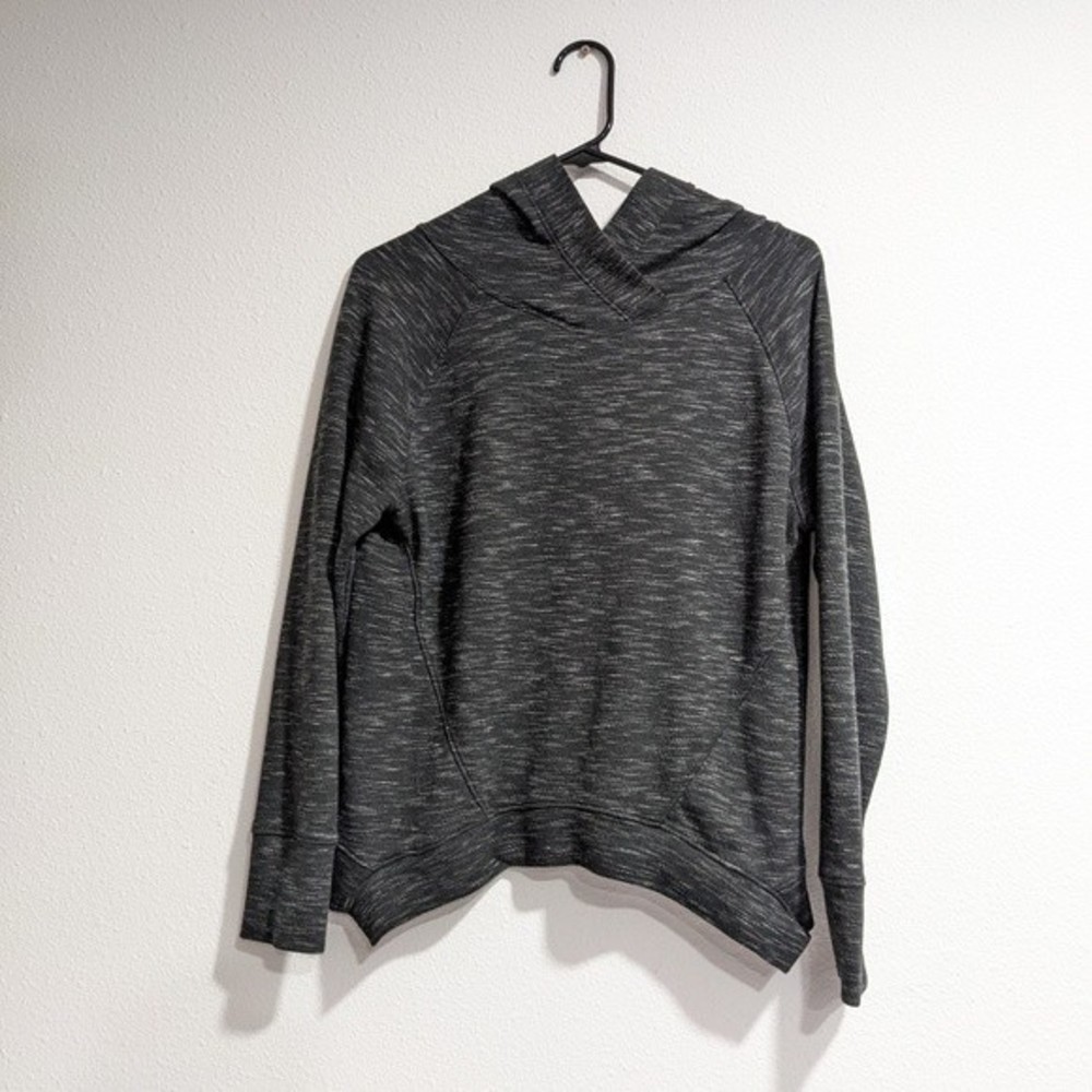 Prana Sunrise Pullover Hoodie, Black Gray, Women's Small